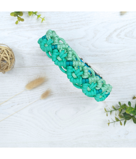 Collier Mélodie menthe et vert
