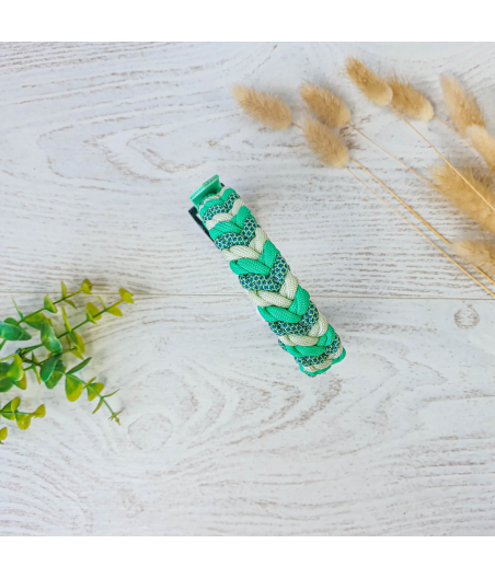 Collier james vert et menthe