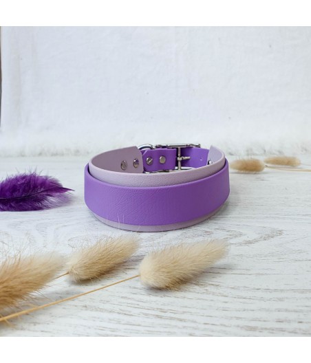 Collier biothane GEMMA violet