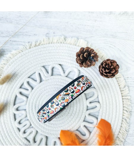 Collier biothane NASKA sushi 25mm