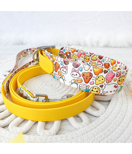 Collier biothane RAJAN cake kawaï 38mm