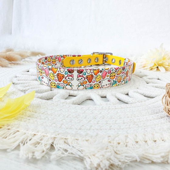 Collier biothane RAJAN cake...