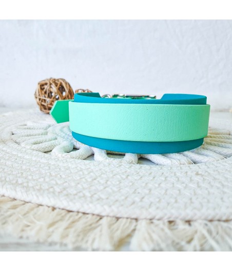 Collier biothane GEMMA teal