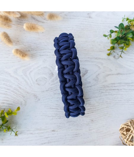 Collier Jeep bleu marine 37 à 45 cm